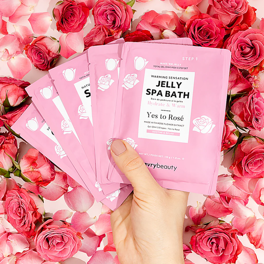 Avry Beauty Total Gel-Ohh! 5 Step Pedi Kit - Yes to Rose / Yes Way Rose