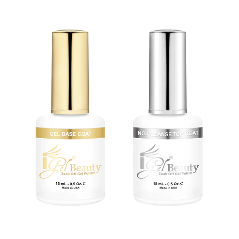 IGEL No Cleanse Top Coat & Gel Base Coat Duo