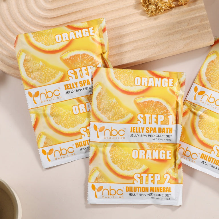 NBC 2in1 Jelly Pedicure Single Pack - Orange