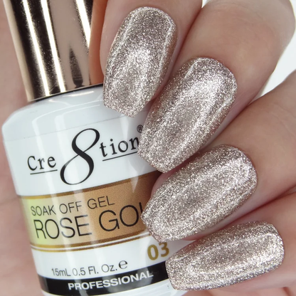CRE8TION Rose Gold Gel -  03