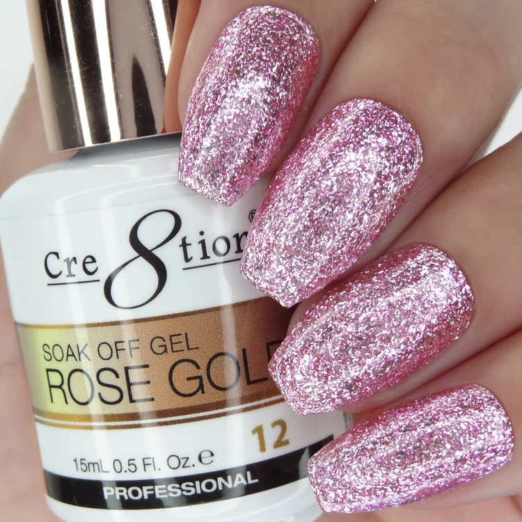 CRE8TION Rose Gold Gel -  12