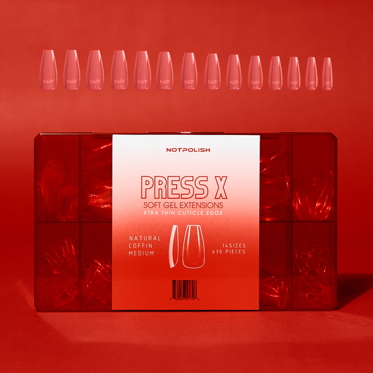 NotPolish Press X Natural Coffin Medium Tip Box