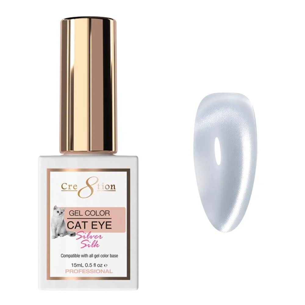 CRE8TION Cat Eye Gel - Silver Silk