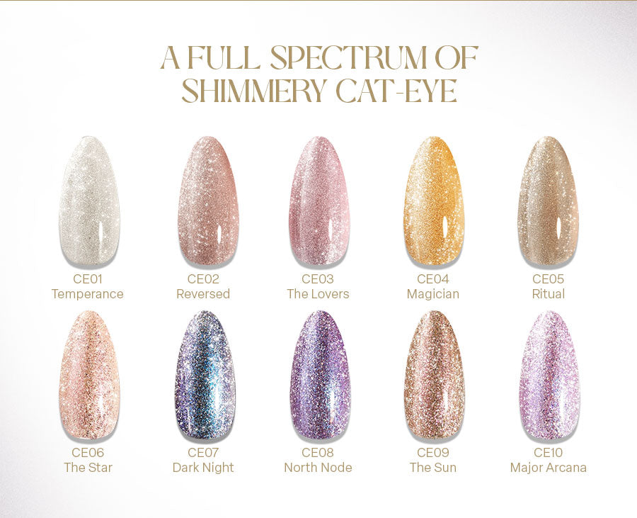 Apres Astral Shimmery Cat Eye Couleur Collection (10 Bottles)