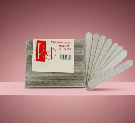 RED Mini Manicure File 50ct