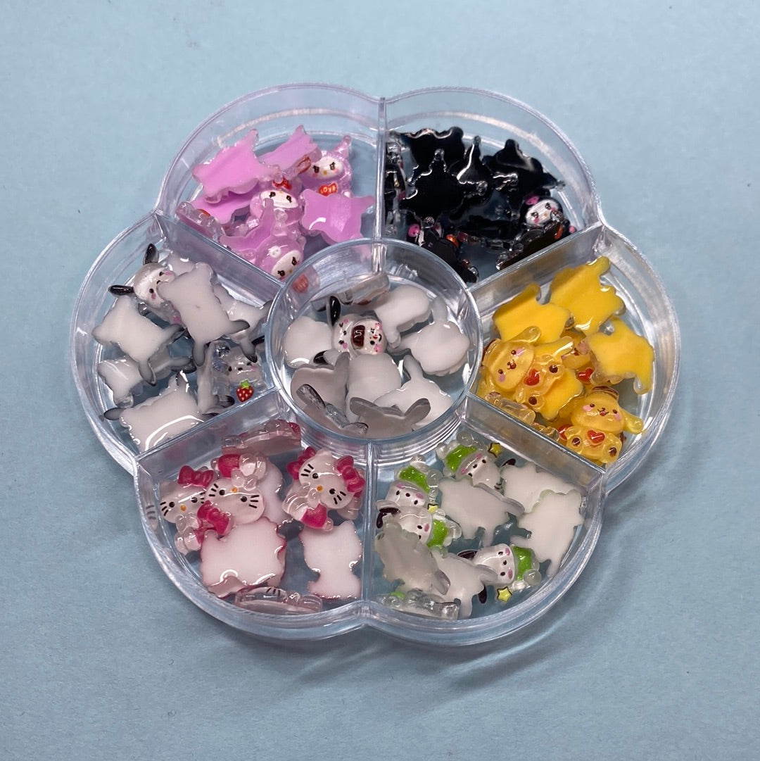 3D Nail Art  Charm Characters