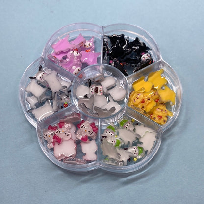 3D Nail Art  Charm Characters