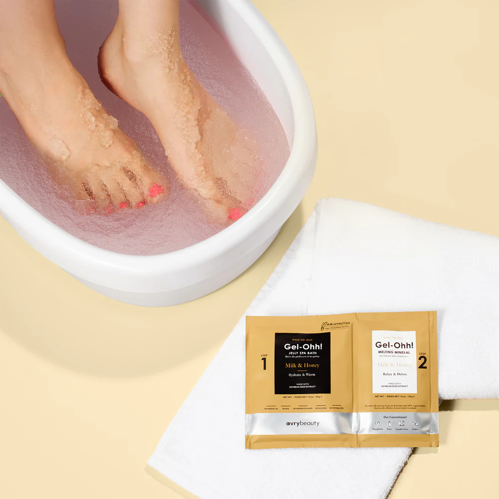 Avry Beauty Gel-Ohh! Jelly Spa Bath - Milk & Honey