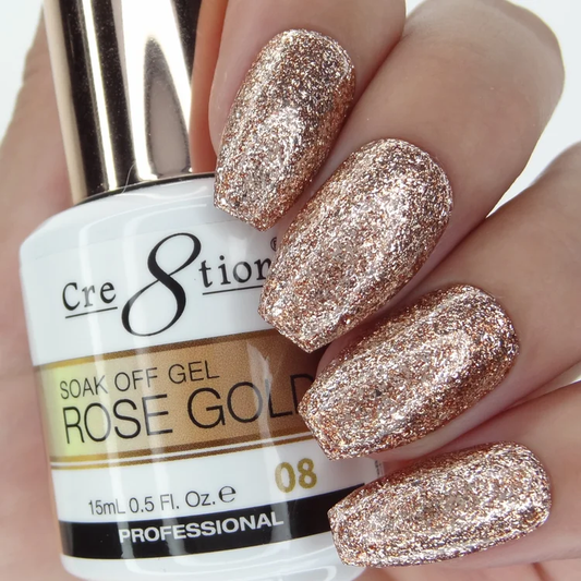 CRE8TION Rose Gold Gel -  08