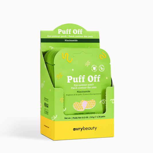 Avry Beauty Puff Off Eye Contour Patch - Niacinamide 24 Ct. Box