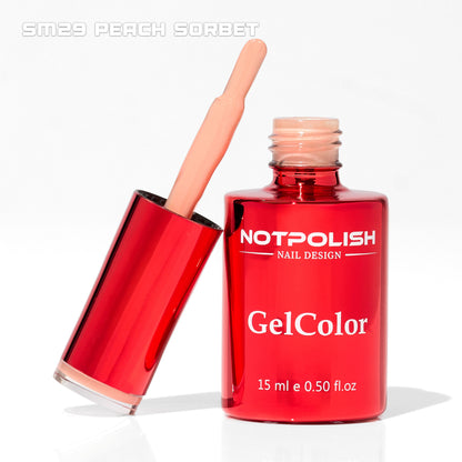 NotPolish Sheer Melts Gel - SM29 Peach Sorbet