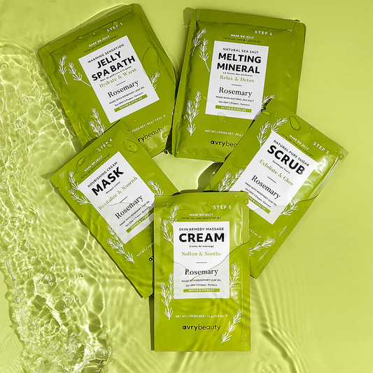 Avry Beauty Total Gel-Ohh! 5 Step Pedi Kit - Rosemary