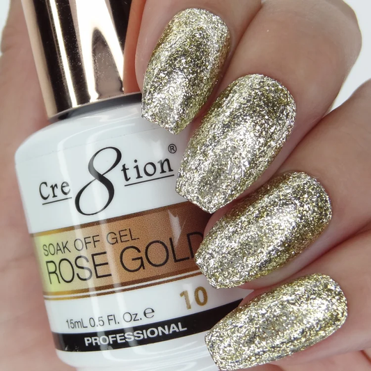 CRE8TION Rose Gold Gel -  10