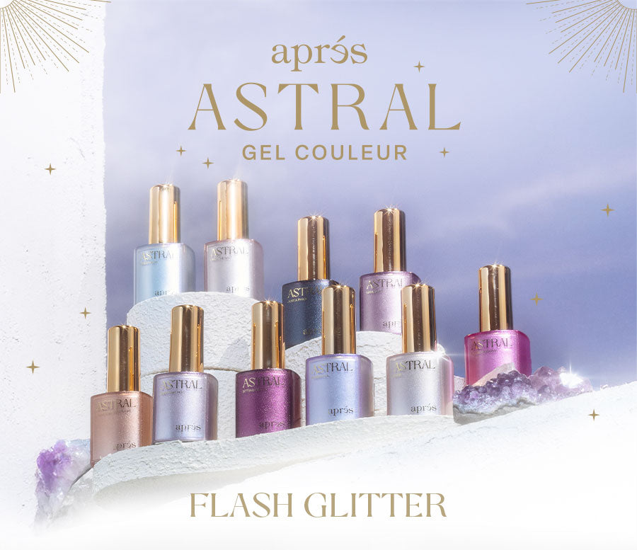 Apres Astral Flash Glitter Couleur Collection (10 Bottles)