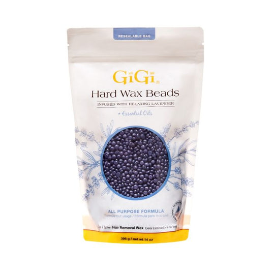 GIGI Hard Wax Beads Infused with Relaxing Lavender  14oz