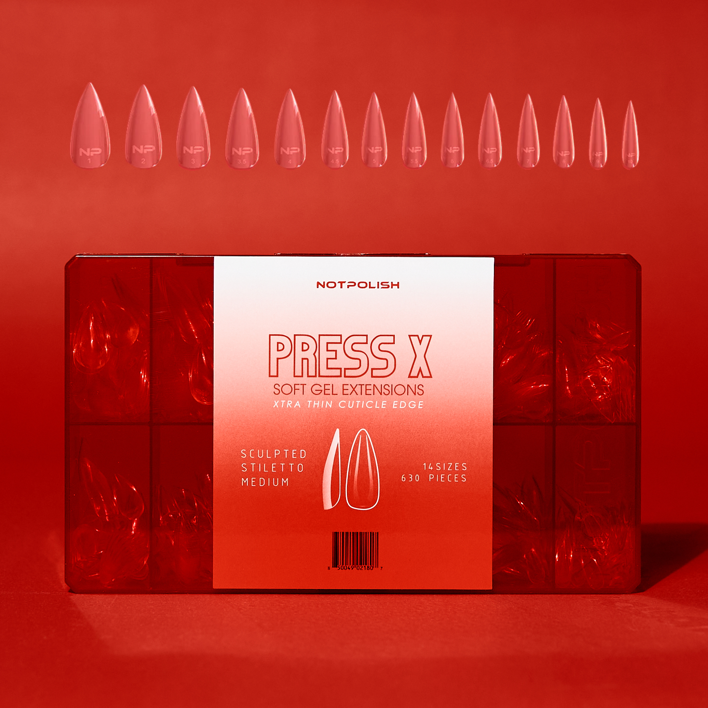 NotPolish Press X Sculpted Stiletto Medium Tip Box