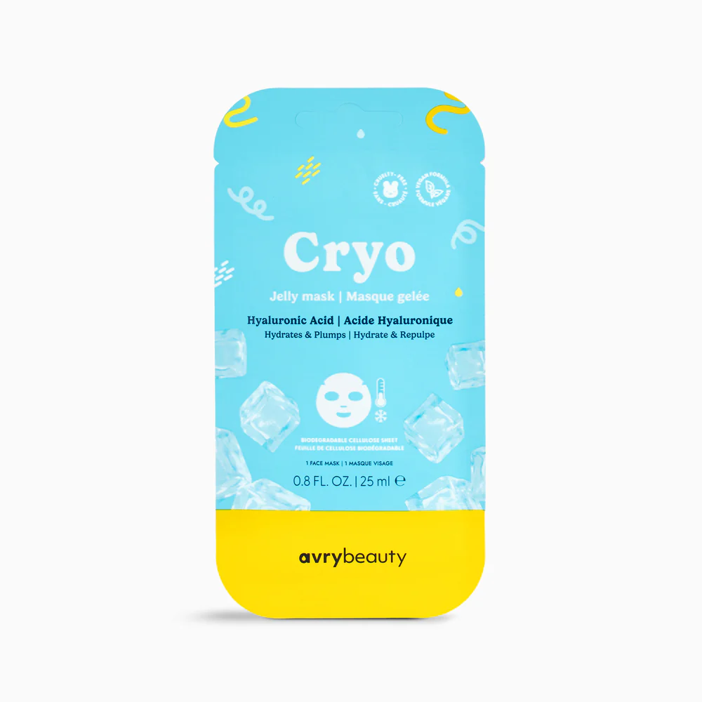 Avry Beauty Cryo Jelly Facial Mask - Hyaluronic Acid