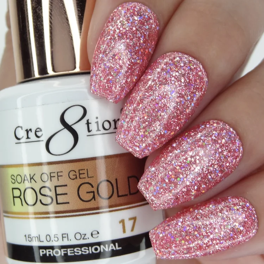 CRE8TION Rose Gold Gel -  17
