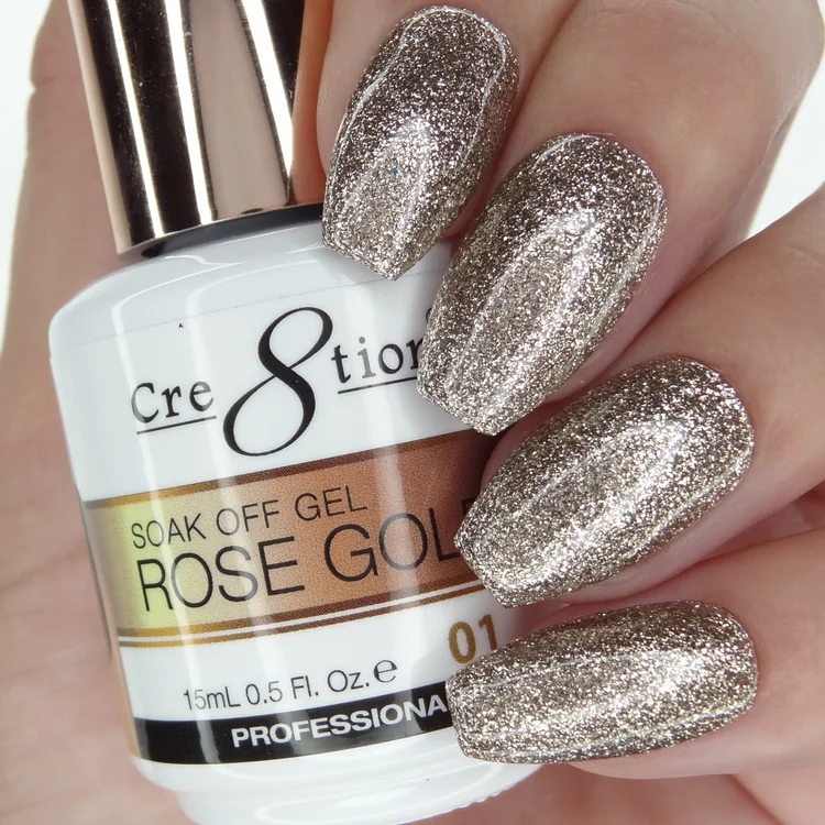 CRE8TION Rose Gold Gel -  01