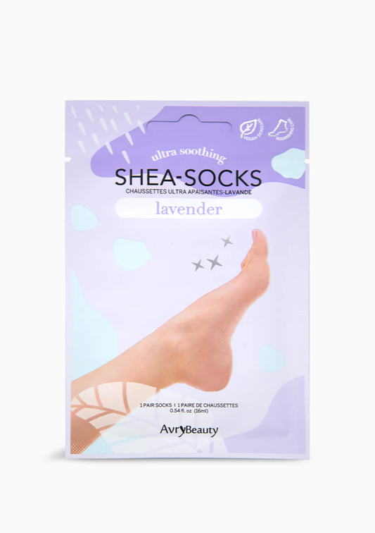 Avry Beauty Shea Butter Socks - Lavender