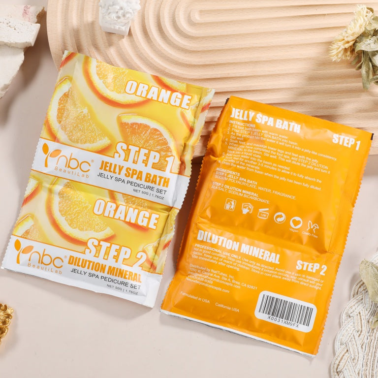 NBC 2in1 Jelly Pedicure Single Pack - Orange