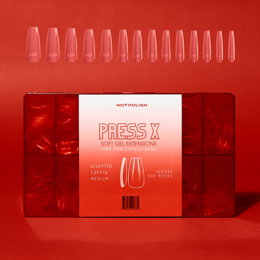 NotPolish Press X Sculpted Coffin Medium Tip Box