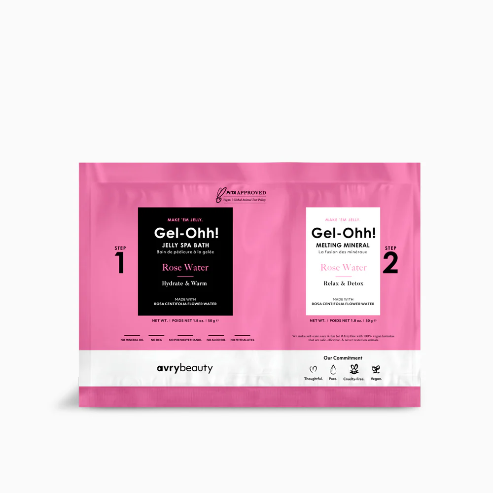 Avry Beauty Gel-Ohh! Jelly Spa Bath - Rose Water