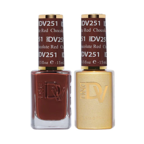 DND Diva Duo #251 Chocolate Red