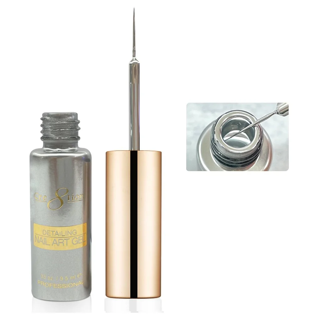 CRE8TION GEL ART LINER Silver Mirror