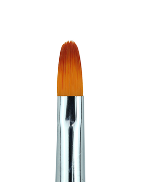 CRE8 Oval Gel Brush with Yellow Wood Handle - Size 08