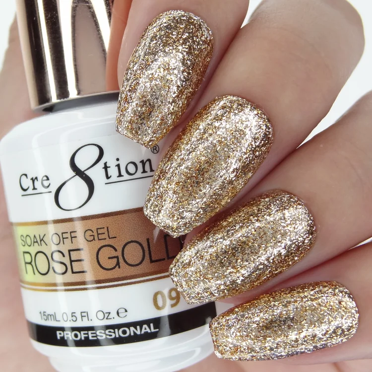 CRE8TION Rose Gold Gel -  09