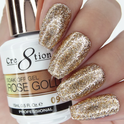 CRE8TION Rose Gold Gel -  09