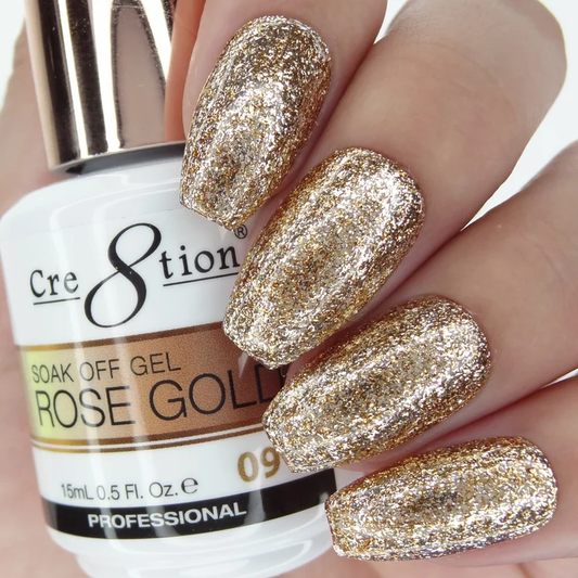 CRE8TION Rose Gold Gel -  09