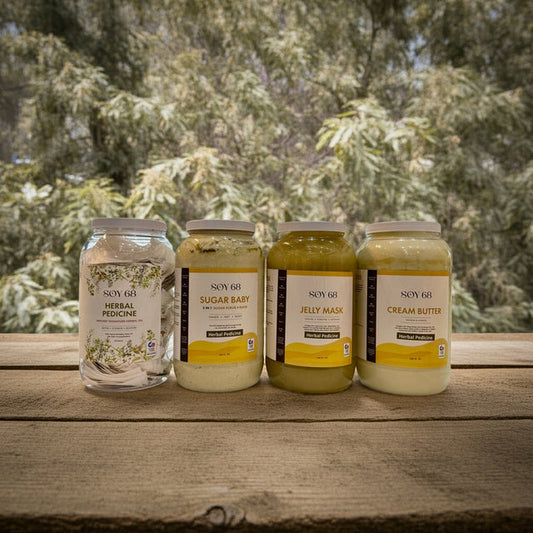 SOY68 4-step Pedicure Combo with Herbal Pedicine Soak