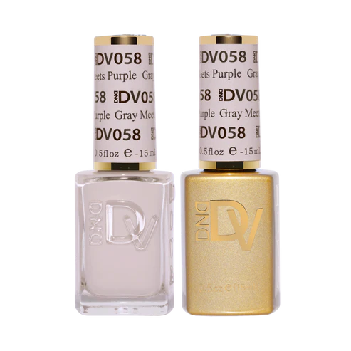 DND Diva Duo #058 Gray Meets Purple