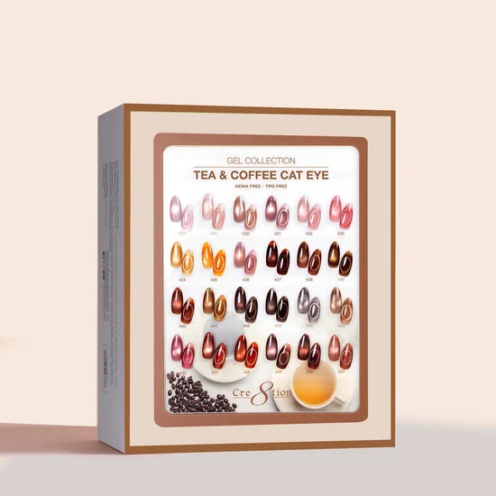 Cre8tion Cat Eye Tea & Coffee Kit - 24 Colors