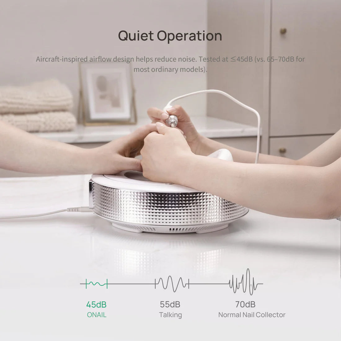 ONAIL Plug-in Nail Dust Collector Tornado No.1