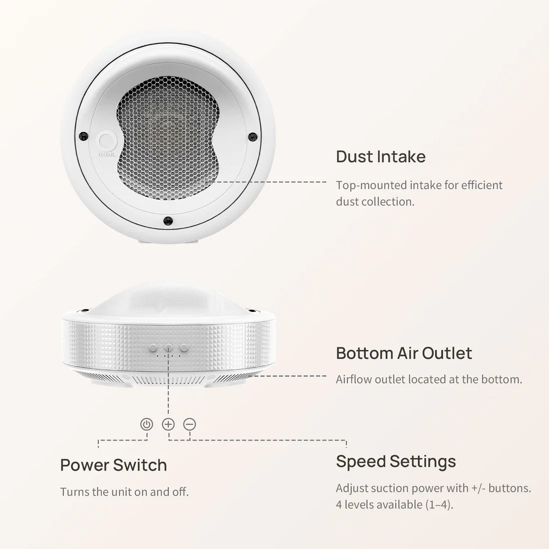 ONAIL Plug-in Nail Dust Collector Tornado No.1