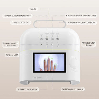 ONAIL Rechargeable AI Nail Lamp - SUNX PRO MAX