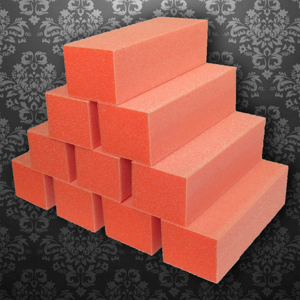 Orange Buffer White Grit Premium 80/100 3-Way
