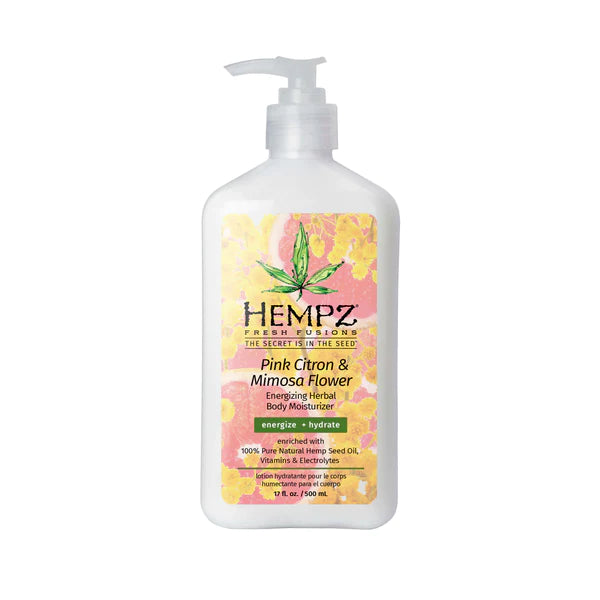 Fresh Fusion Pink Citron & Mimosa Flower Herbal Body Moisturizer 17 oz