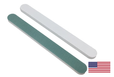 Quickshine High Gloss Buffer (GREEN/WHITE): 7" X 3/4" 50ct
