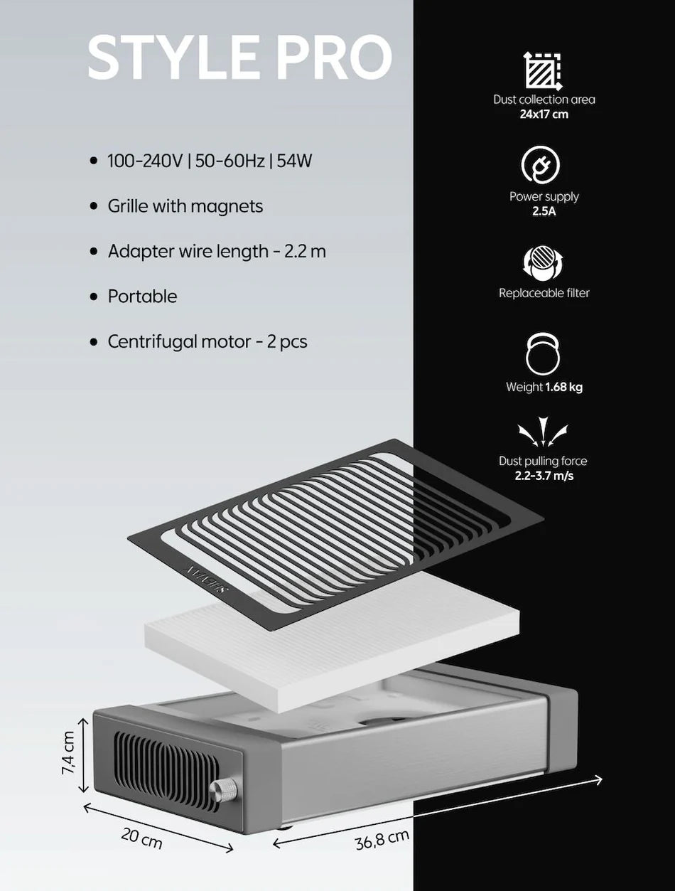 New!! SHEMAX Pro Dust Collector - Orange