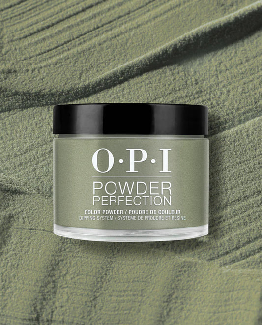 OPI Powder Perfection - Things I’Ve Seen In Aber-Green