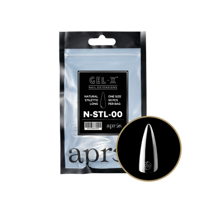 APRES Gel-X Natural Stiletto Long Refill