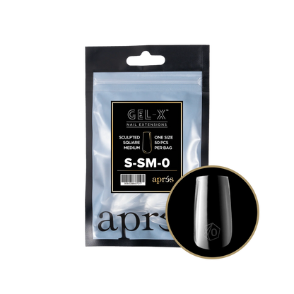 APRES Gel-X Sculpted Square Medium Refill