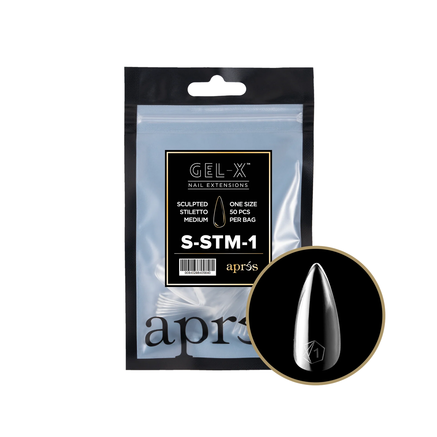 APRES Gel-X Sculpted Stiletto Medium Refill