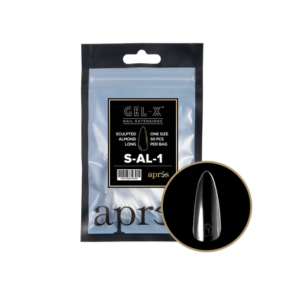 APRES Gel-X Sculpted Almond Long Refill