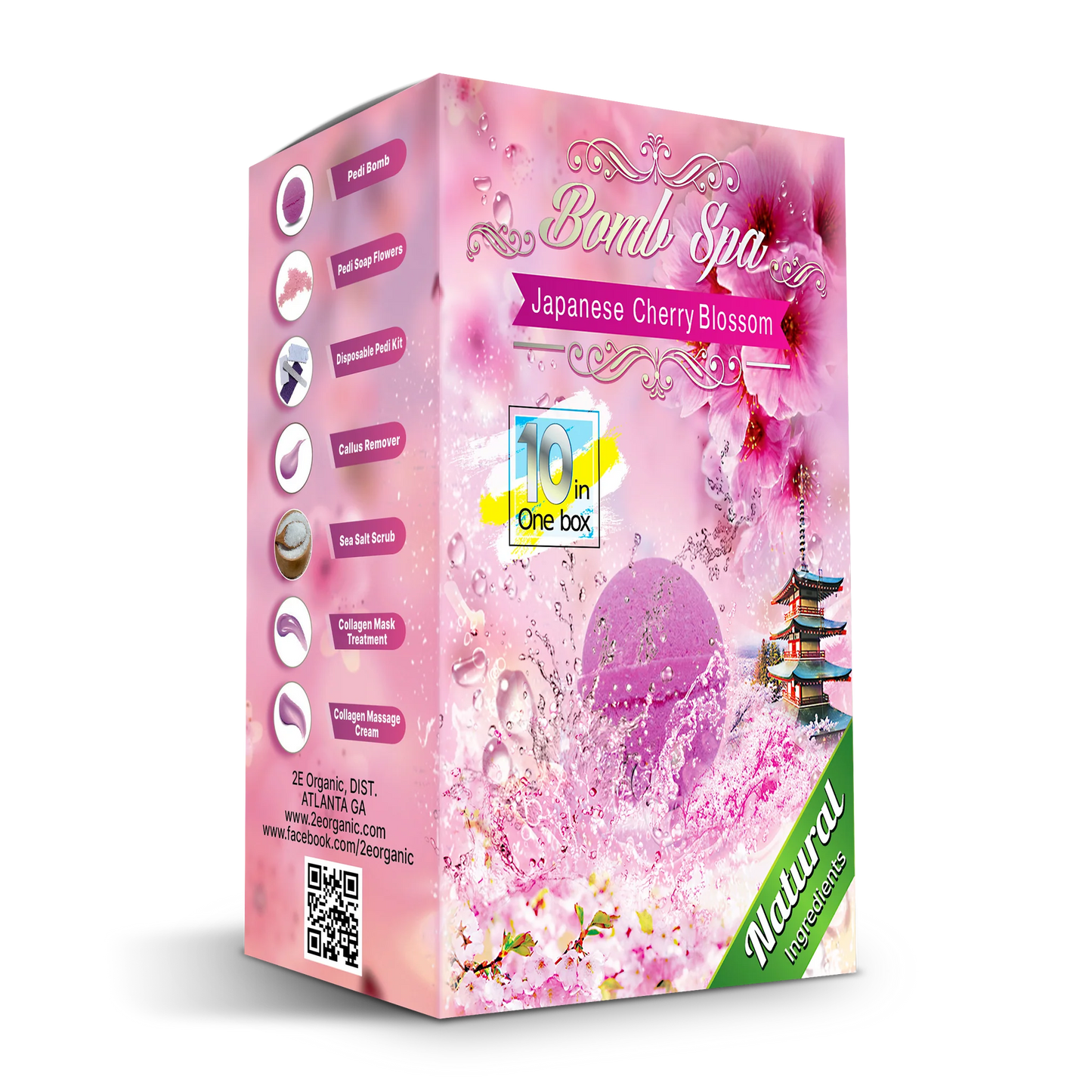2EO Bomb Spa 10in1 Pedicure Box