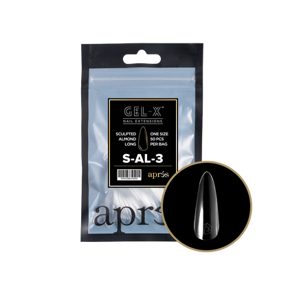 APRES Gel-X Sculpted Almond Long Refill